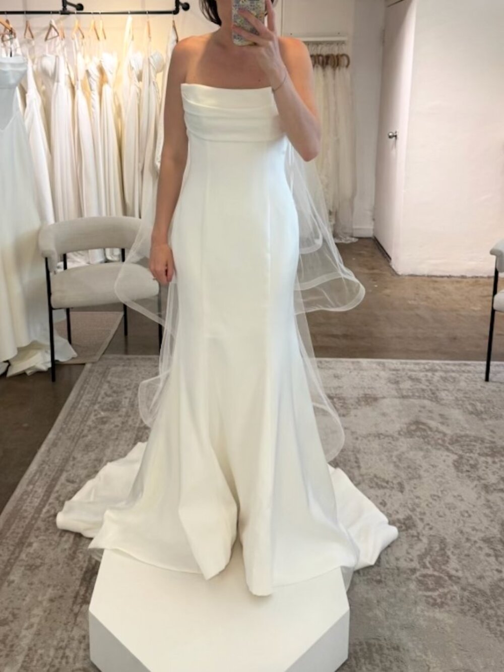 Madi Lane Strapless Wedding Dress (Brand New, Never Worn)